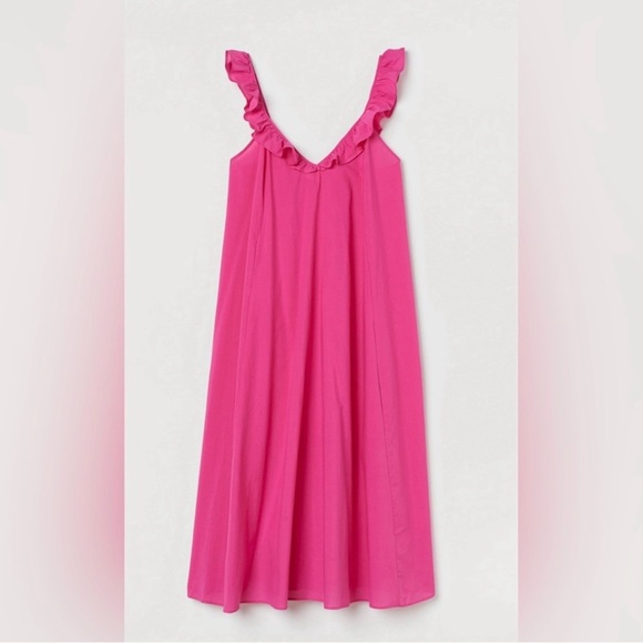 H&M Pink Ruffle Dress - Picture 3 of 6